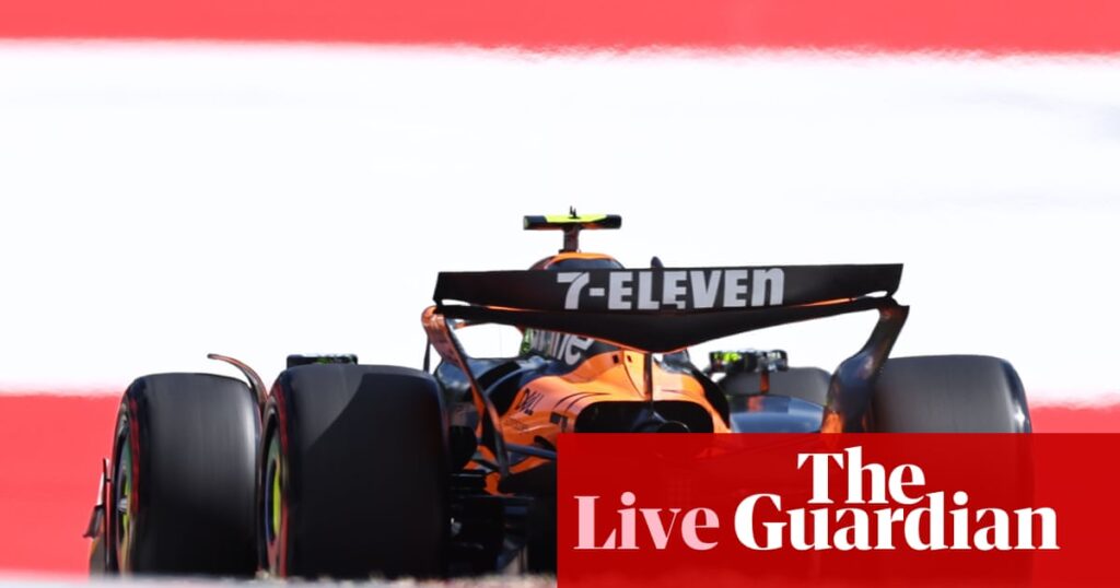 F1: Lando Norris on pole for Austrian GP with Max Verstappen down in seventh – live | Formula One