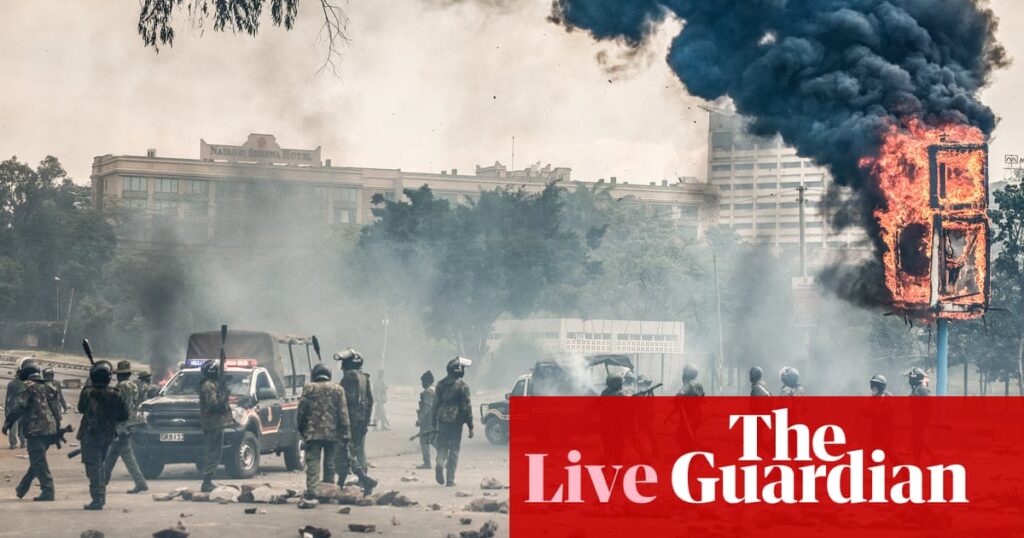 Kenya: two protesters die from gunshot wounds and several injured during protests – live | Kenya
