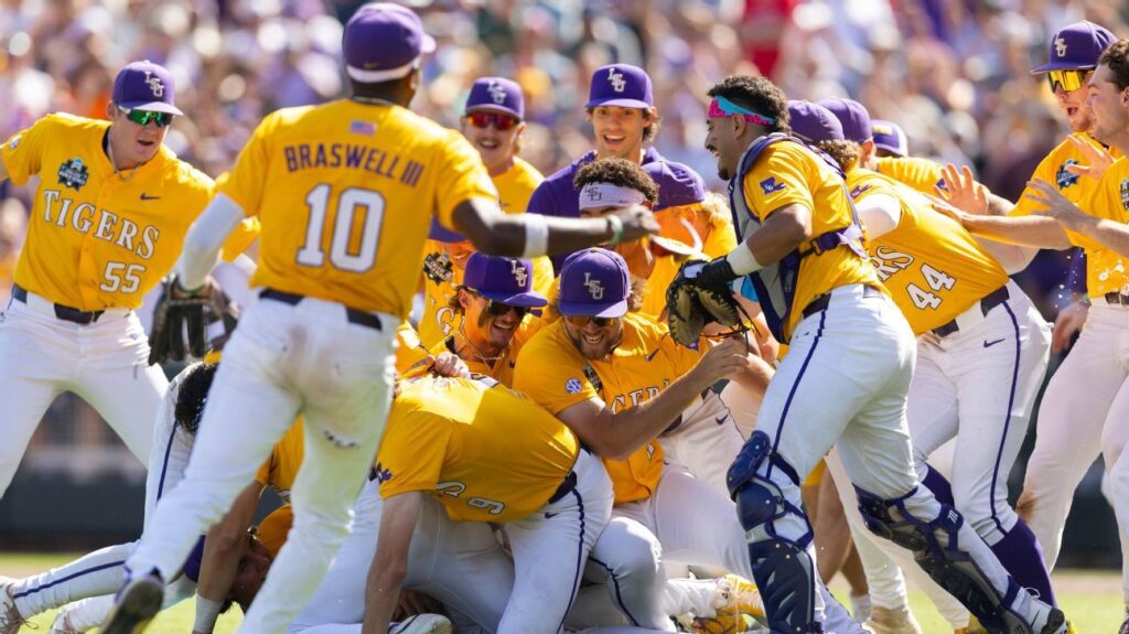 LSU Tigers win 2nd Men's College World Series in three years