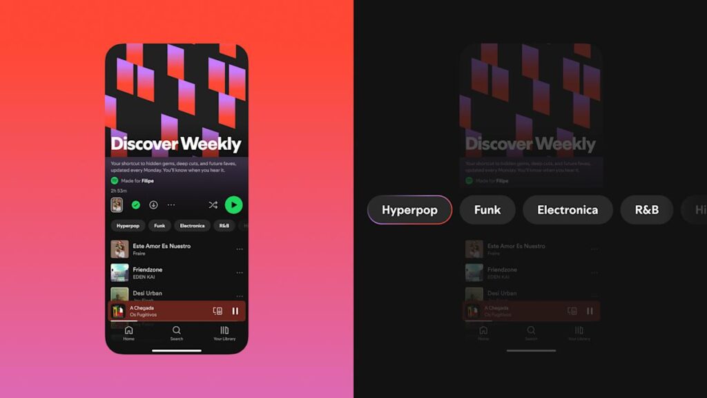 Spotify adds genre controls to Discover Weekly