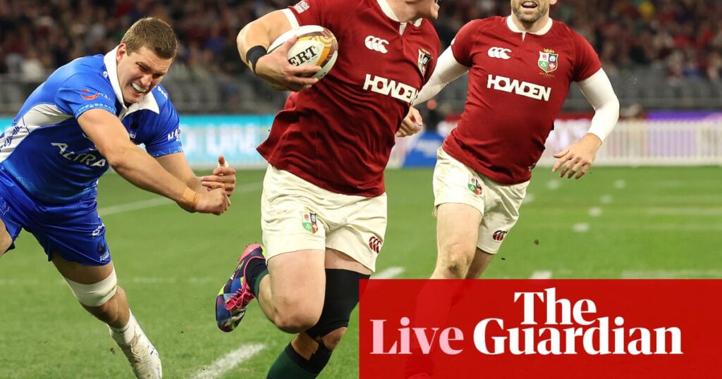 Western Force v British & Irish Lions: rugby union – live | Rugby union