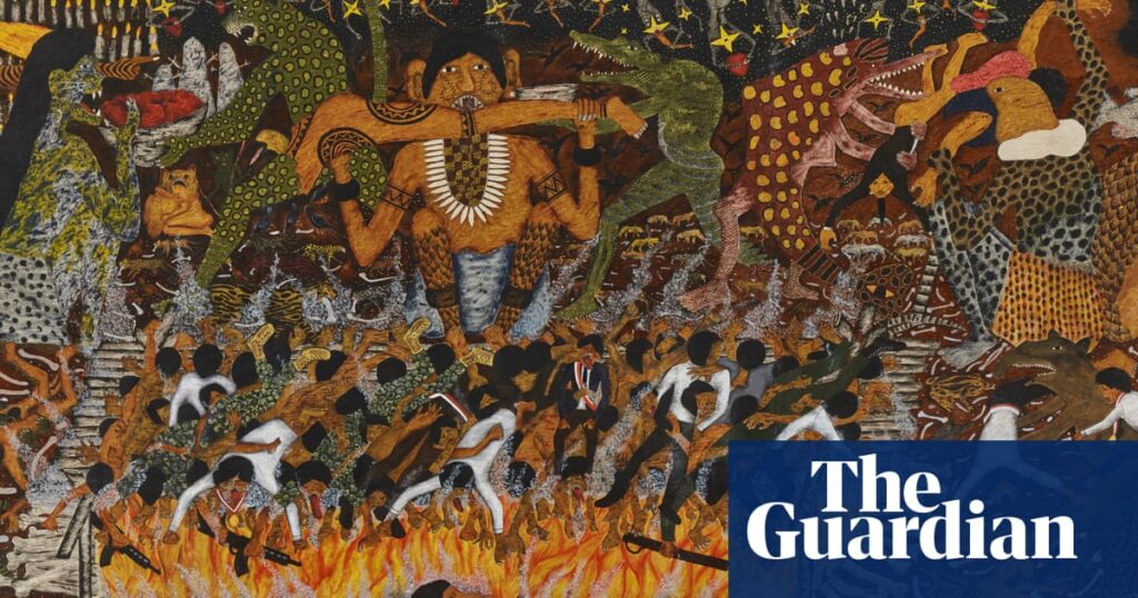 ‘They came for our land, our wood, our gold’: Santiago Yahuarcani, Peruvian painter of dancing dolphins – and genocide | Art and design