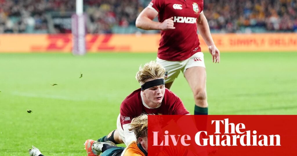 AUNZ Invitational XV 0-48 British & Irish Lions: rugby union – as it happened | British & Irish Lions