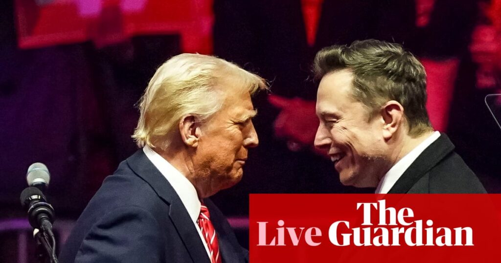 Donald Trump clashes with Elon Musk and threatens additional tariffs on countries with ‘anti-American’ policies – US politics live | Donald Trump