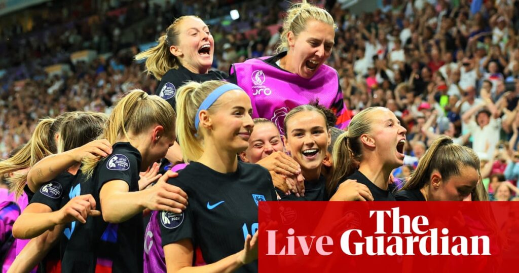 England beat Italy 2-1 in Women’s Euro 2025 semi-final after extra time – live | Women’s Euro 2025