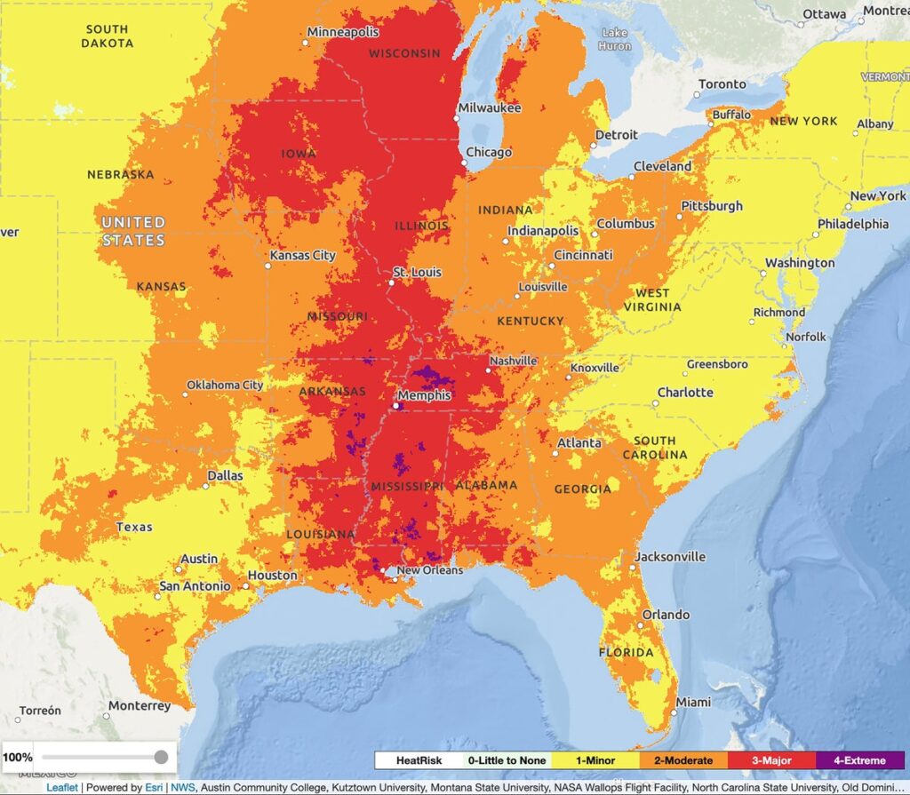 Humidity from Corn Sweat Intensifies Extreme Heat Wave in U.S. Midwest