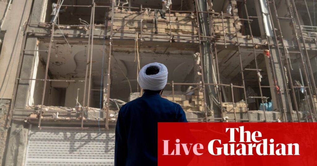 Iran says it would resume nuclear talks if US guaranteed no further attacks – Middle East crisis live | Iran