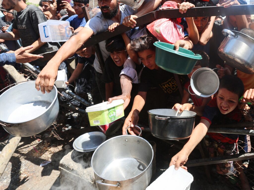 Israeli fire mows down starving Palestinians in Gaza as hunger deaths surge | Child Rights News