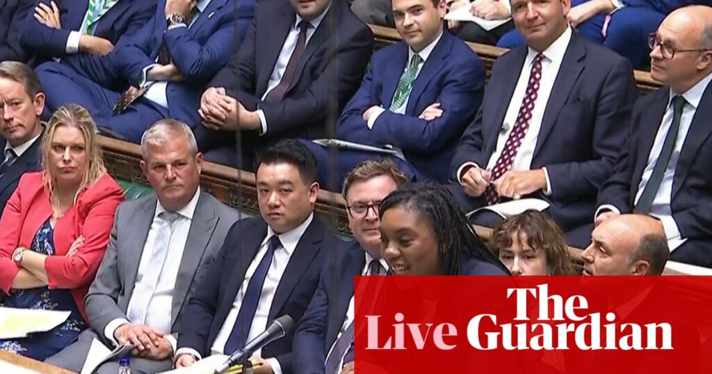Kemi Badenoch to reshuffle shadow cabinet with James Cleverly set to return to Tory frontbench – UK politics live | Politics