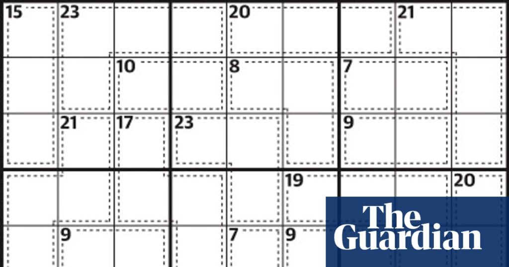 Killer sudoku 979 | Life and style