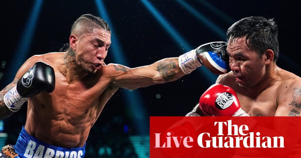 Manny Pacquiao v Mario Barrios: WBC welterweight championship – live updates | Boxing