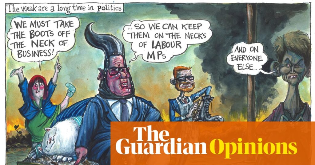 Martin Rowson on ructions in the Labour party – cartoon
