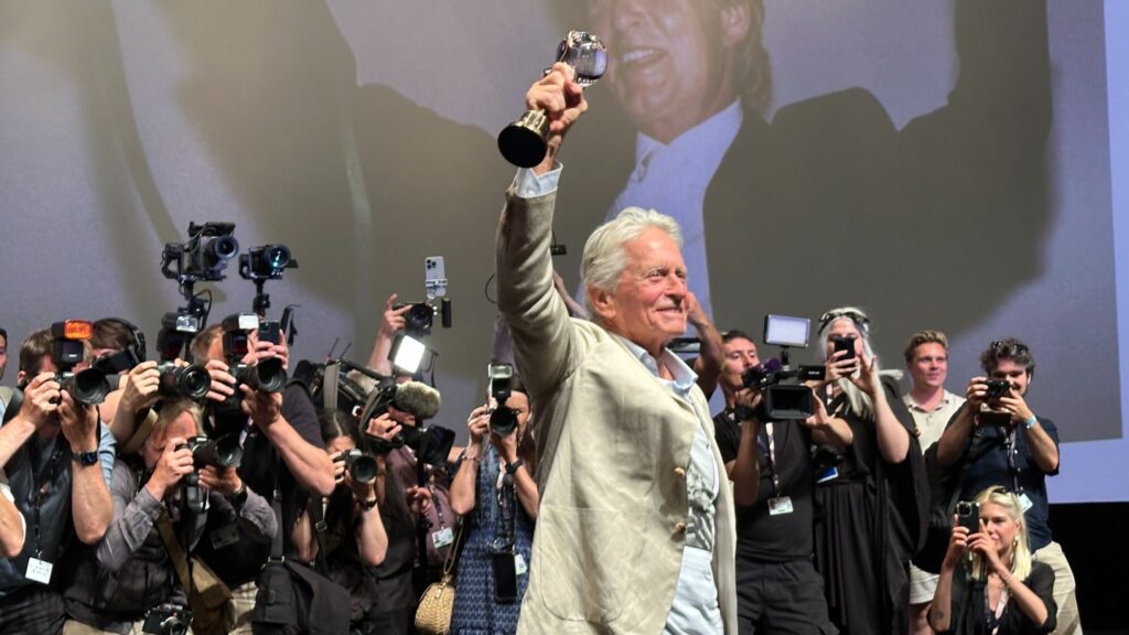 Michael Douglas Receives Surprise Crystal Globe Award at Karlovy Vary