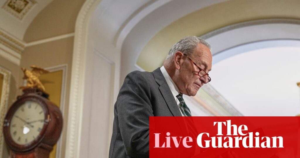 Senate Democrats use rare law to push for Epstein files release – US politics live | US news