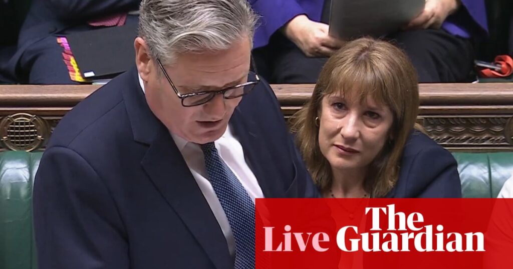Starmer fails to guarantee chancellor’s future and does not rule out tax rises to fund welfare bill U-turn – UK politics live | Politics