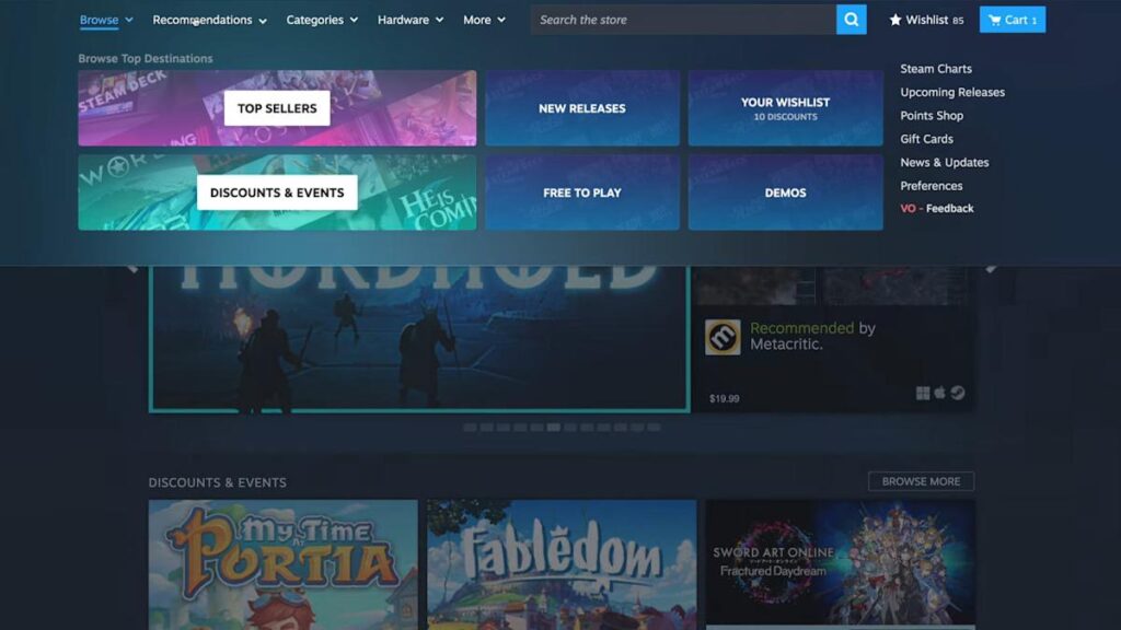 Steam is testing out a redesigned storefront that makes it easier to find games you'll like