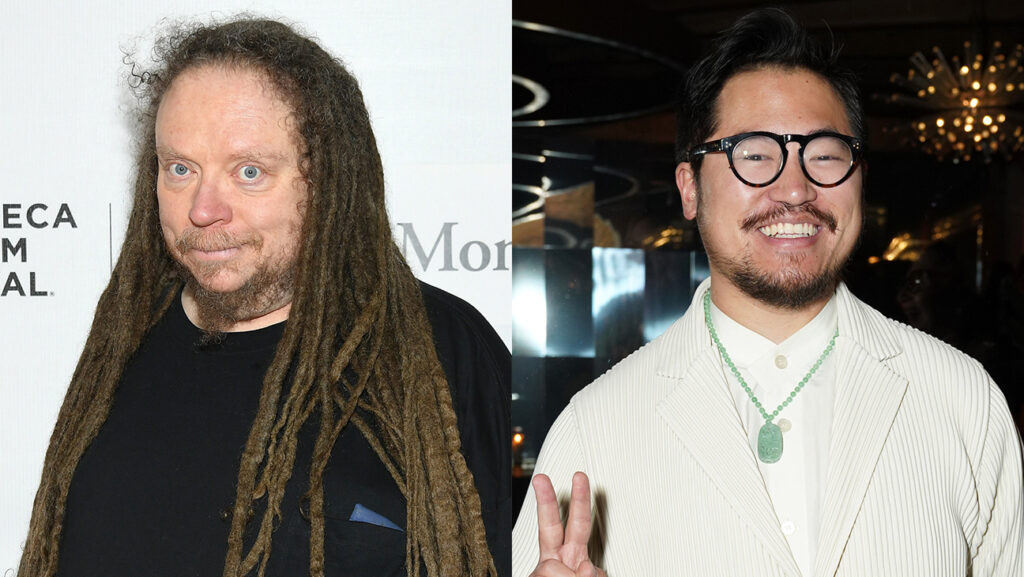 Jaron Lanier (left) and Daniel Kwan