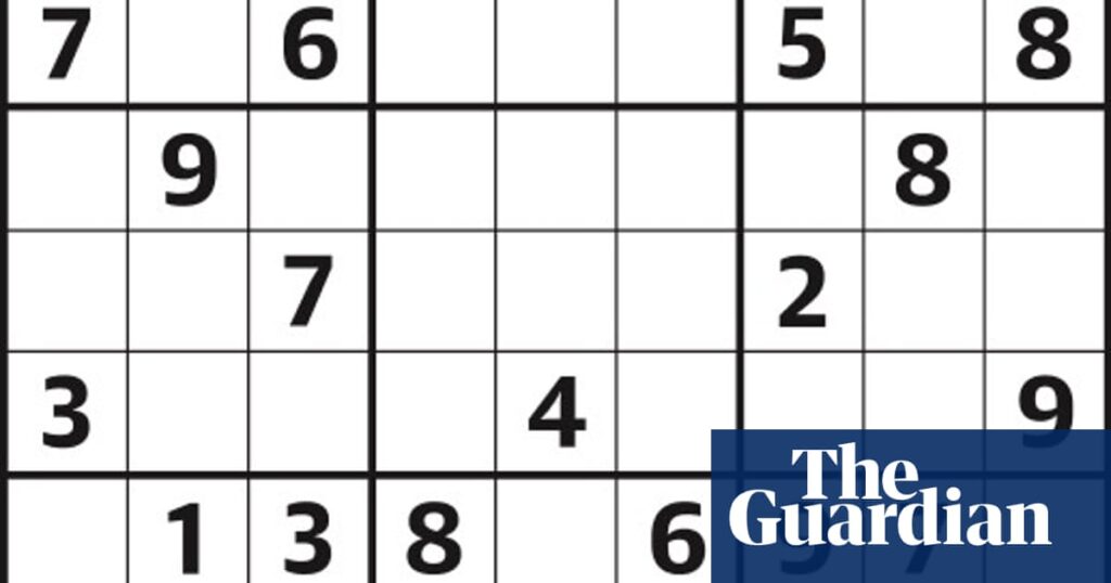 Sudoku 6,953 hard