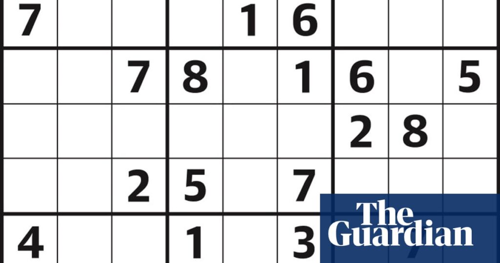 Sudoku 6,960 hard