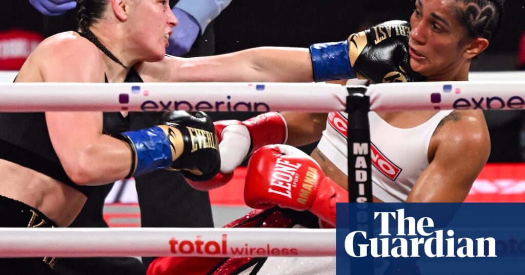 Taylor outpoints Serrano to cap classic trilogy on historic all-women’s card | Boxing