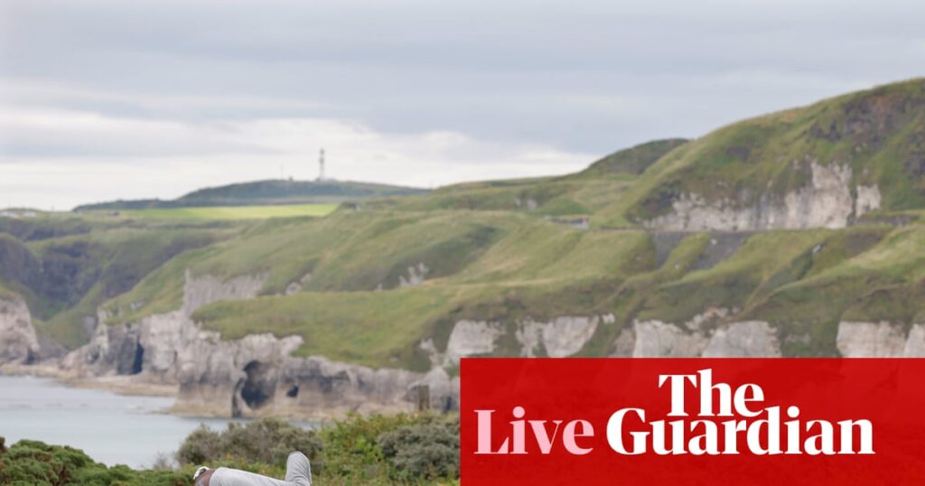The Open 2025: second round updates from Royal Portrush – live | The Open