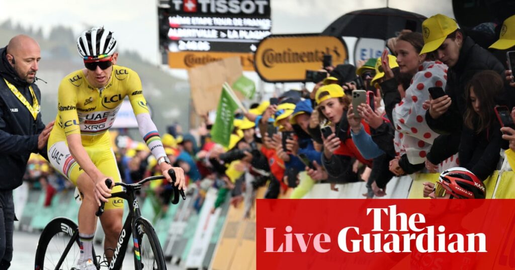 Tour de France 2025: Arensman pips Pogacar and Vingegaard to win stage 19 on La Plagne – live | Tour de France 2025