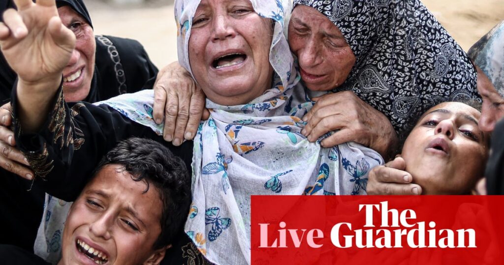 UN expert asks states to cut trade ties with Israel over ‘genocidal campaign’ in Gaza – Middle East crisis live | Israel-Gaza war