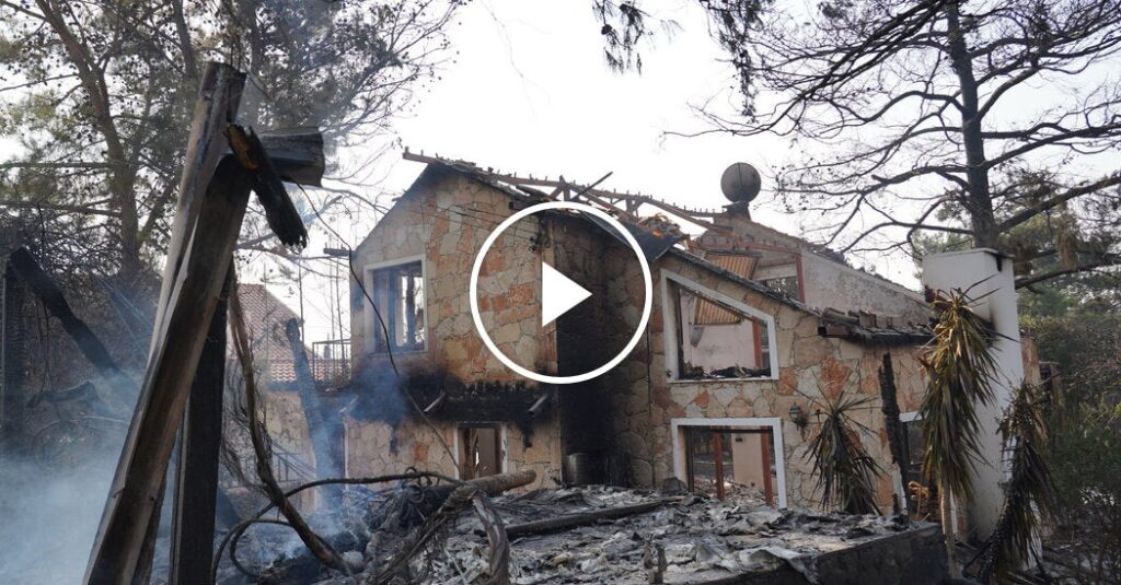 Wildfires Burn in Cyprus as Extreme Heat Grips the Island