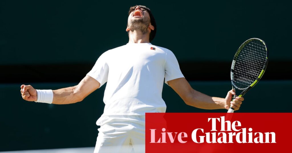 Wimbledon 2025 semi-finals: Sinner v Djokovic; Alcaraz into final after beating Fritz – live | Wimbledon 2025