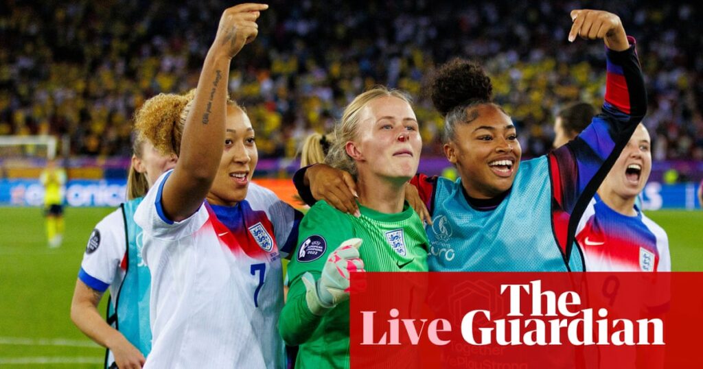 Women’s Euro 2025: England’s wild win and countdown to Spain v Switzerland – live | Women’s Euro 2025