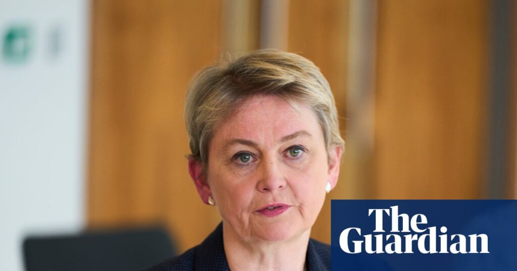 Yvette Cooper condemns Nigel Farage’s criticisms of police | Immigration and asylum