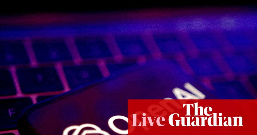 ChatGPT firm OpenAI could be valued at $500bn in share sale; Honda Motor profits halve as tariffs bite – business live | Business