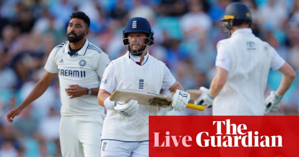 England v India: fifth men’s cricket Test, day three – live | England v India 2025