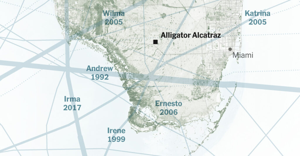 Environmental Concerns at ‘Alligator Alcatraz’ Include Storms and Flooding