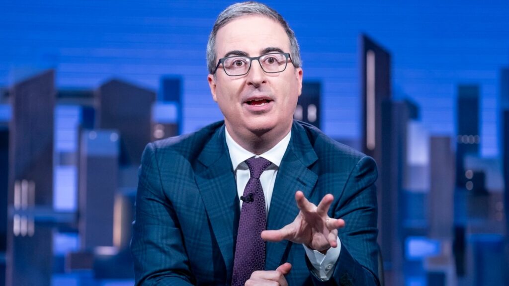 John Oliver Mocks Trump White House Roof Walk