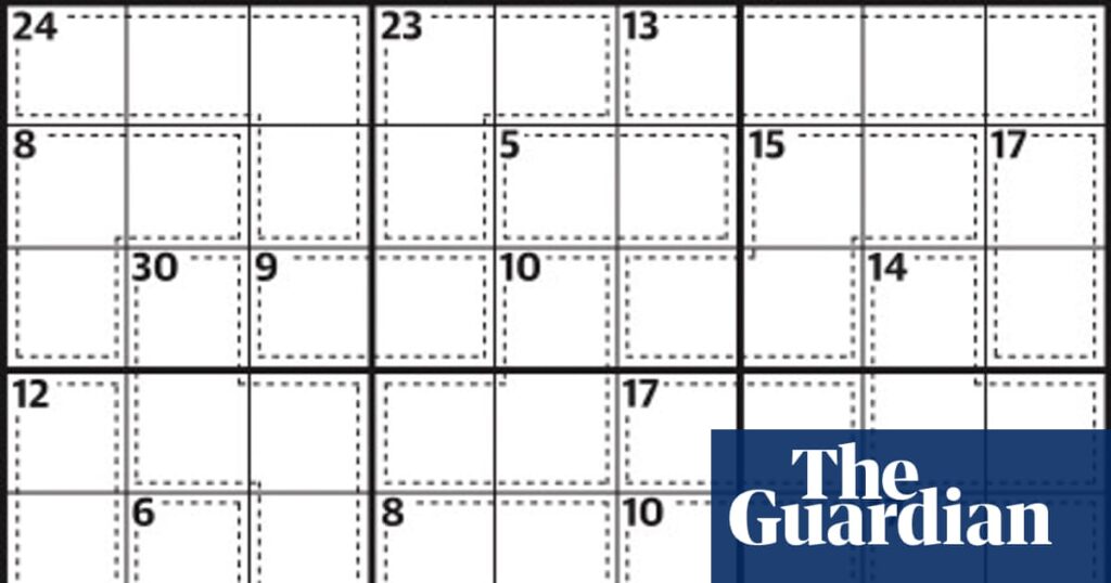 Killer sudoku 983 | Life and style
