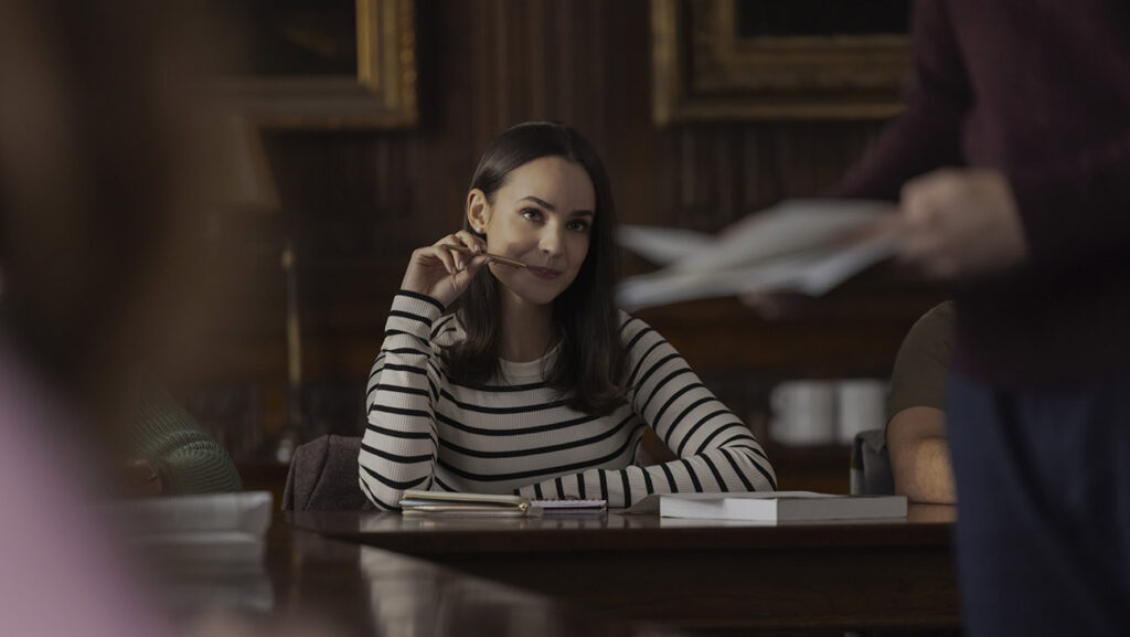 Sofia Carson as Anna in My Oxford Year.