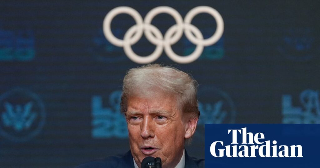 Trump announces he will chair White House taskforce for 2028 LA Olympics | LA Olympic Games 2028