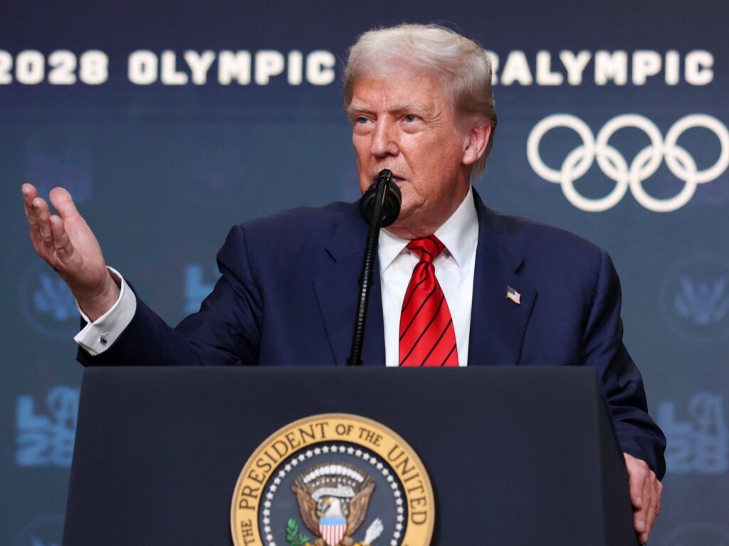 Trump appoints task force to ensure ‘safe, seamless’ LA Olympics | Olympics News