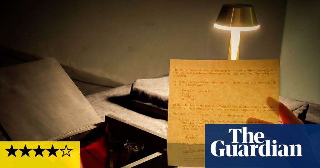 Undersigned review – put on a blindfold and reveal your desires in intimate one-to-one | Edinburgh festival 2025
