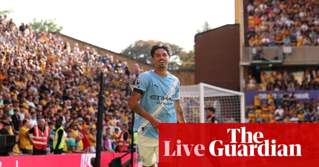 Wolves v Manchester City: Premier League – live | Premier League