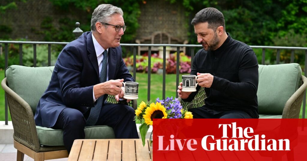 Zelenskyy says he discussed security guarantees for Ukraine with Starmer at No 10 meeting – as it happened | Politics